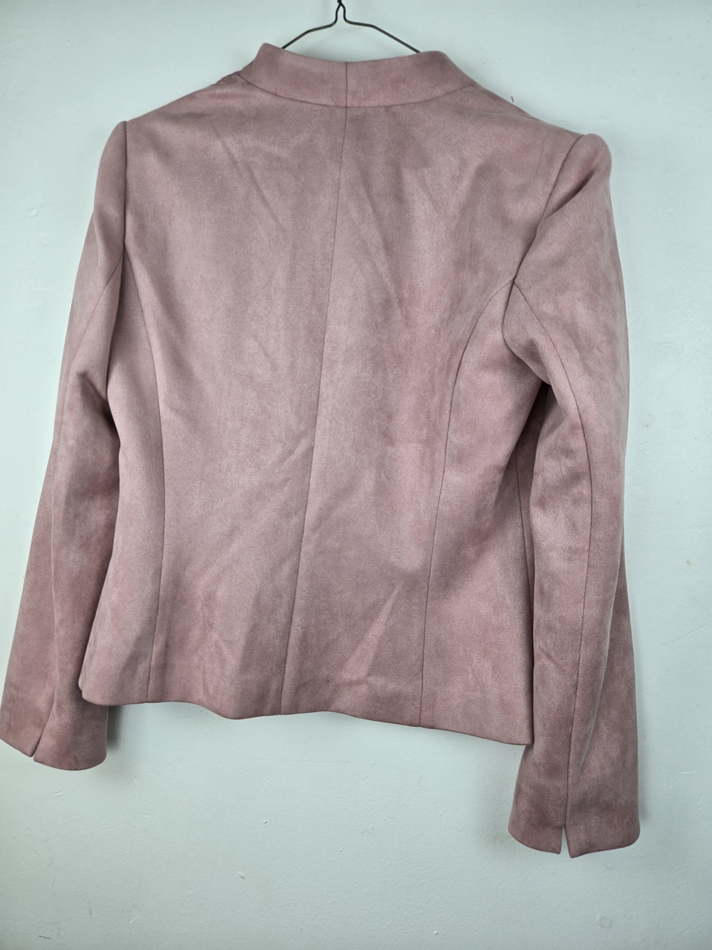 Tahari Womens Dusty Rose Open-Front Blazer Jacket Size 8 - Picture 2 of 6